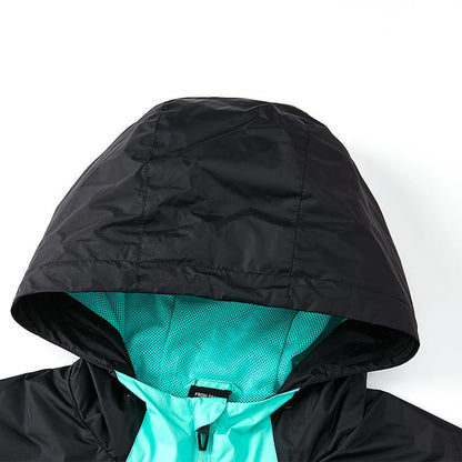 ESPANA series warm hooded jacket [Lake Green]