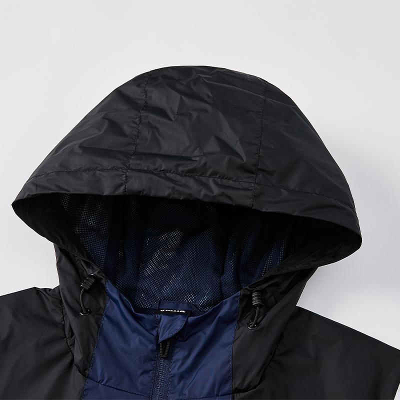 ESPANA series warm hooded jacket [dark blue]