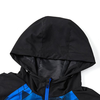 Atlanta style woven jacket [blue/black] 