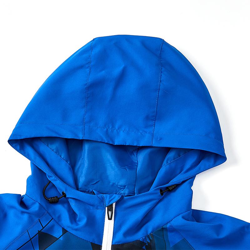 Atlanta style woven jacket [white/blue] 
