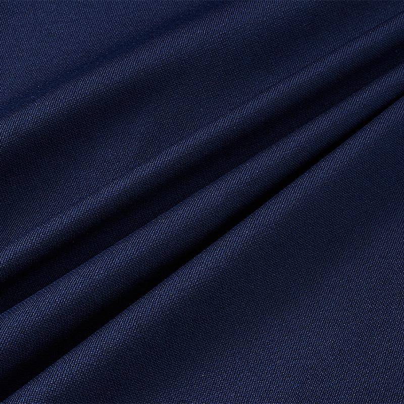 Men's collared knitted jacket [Navy Blue] 