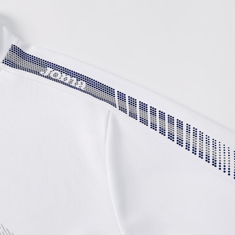 Men's collared knitted jacket [white] 