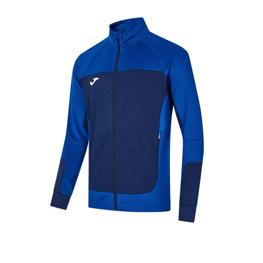 Men's knitted zipper jacket [blue] 