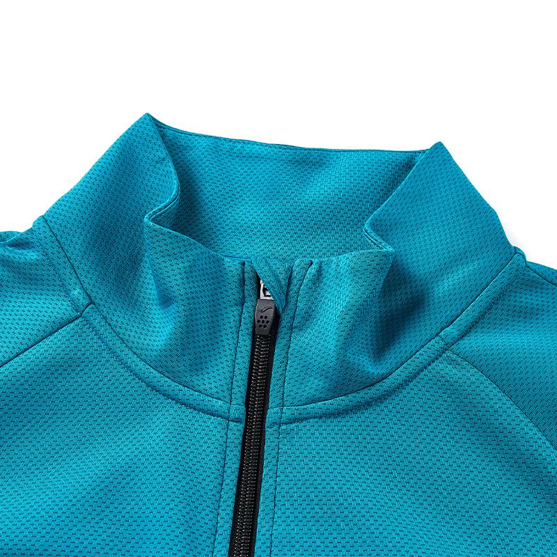 Men's knitted zipper jacket [grey duck green] 
