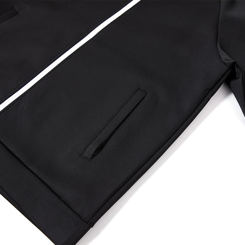 Men's casual knitted jacket [black] 