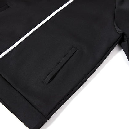 Men's casual knitted jacket [black] 