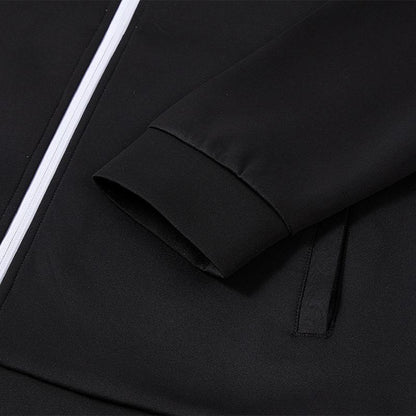 Men's casual knitted jacket [black] 