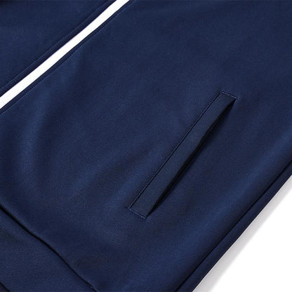 Men's casual knitted jacket [navy blue] 