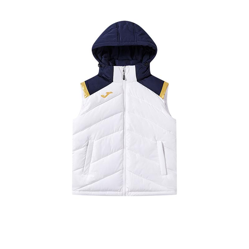 ESPANA series hooded cotton vest [white] 