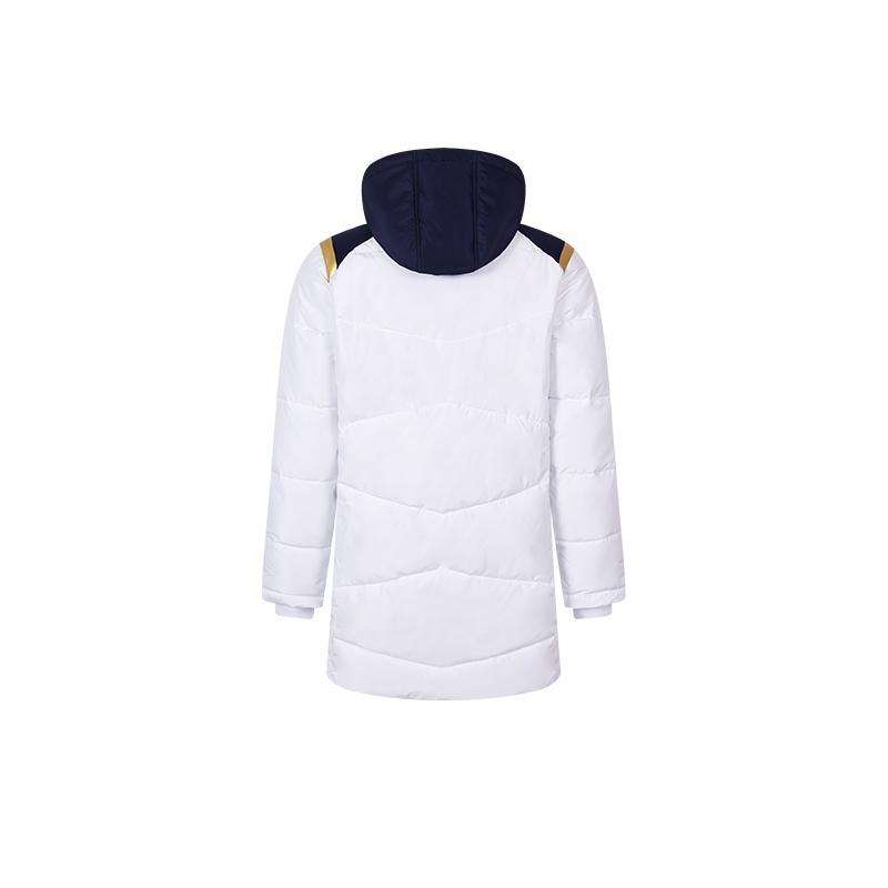 ESPANA Series Hooded Mid-Length Cotton Jacket [White]