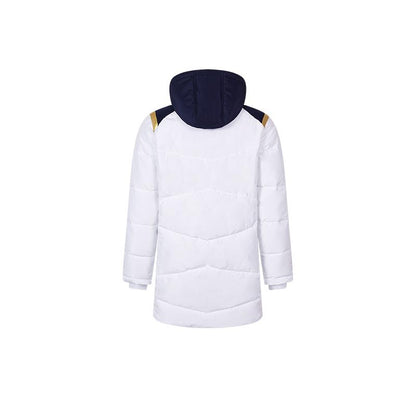 ESPANA Series Hooded Mid-Length Cotton Jacket [White]