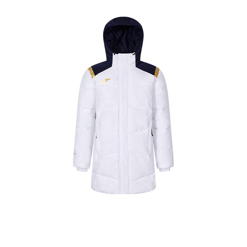 ESPANA Series Hooded Mid-Length Cotton Jacket [White]