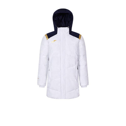 ESPANA Series Hooded Mid-Length Cotton Jacket [White]