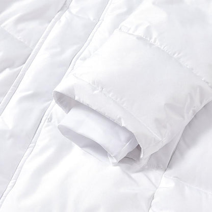 ESPANA Series Hooded Mid-Length Cotton Jacket [White]