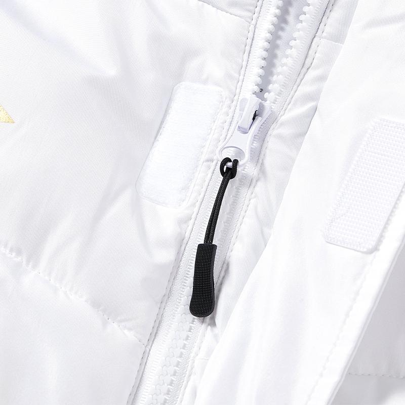 ESPANA Series Hooded Mid-Length Cotton Jacket [White]