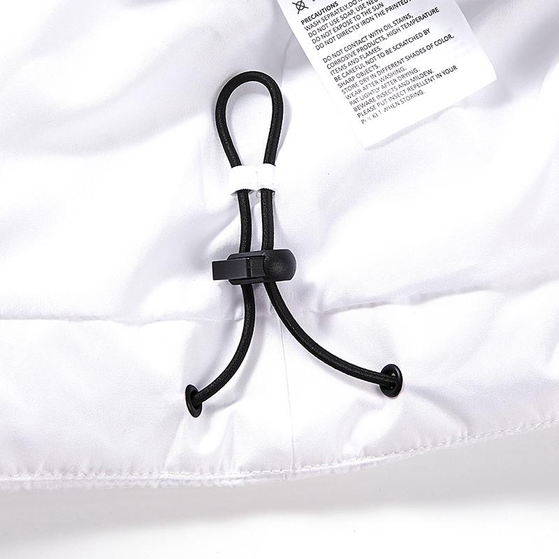 ESPANA Series Hooded Mid-Length Cotton Jacket [White]