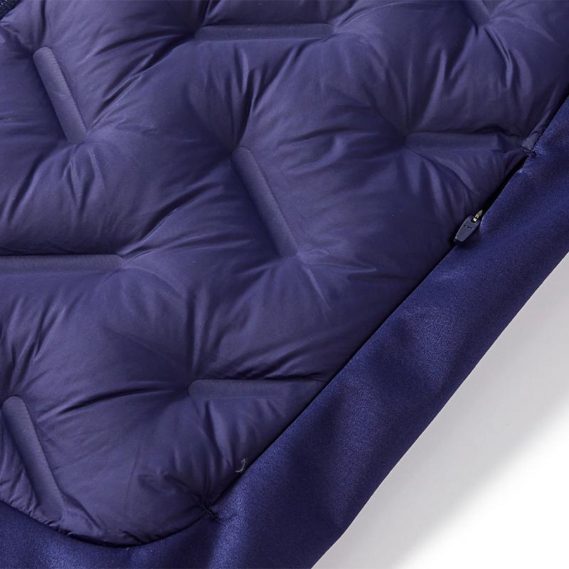 Men's windproof short down jacket [blue] 