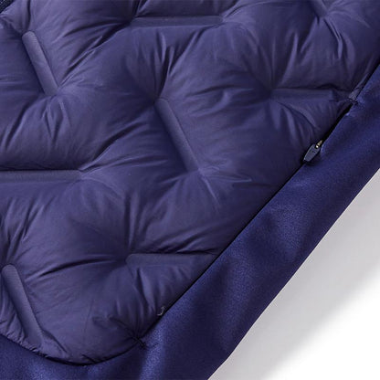 Men's windproof short down jacket [blue] 