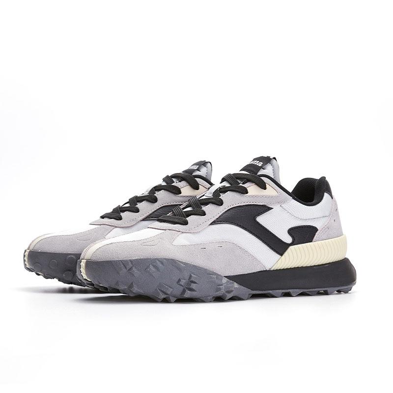 Men's Casual Shoes - [Black Gray]