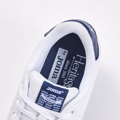 Men's Versatile Classic Casual White Shoes [White/Blue]