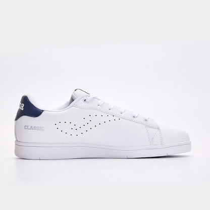 Men's Versatile Classic Casual White Shoes [White/Blue]