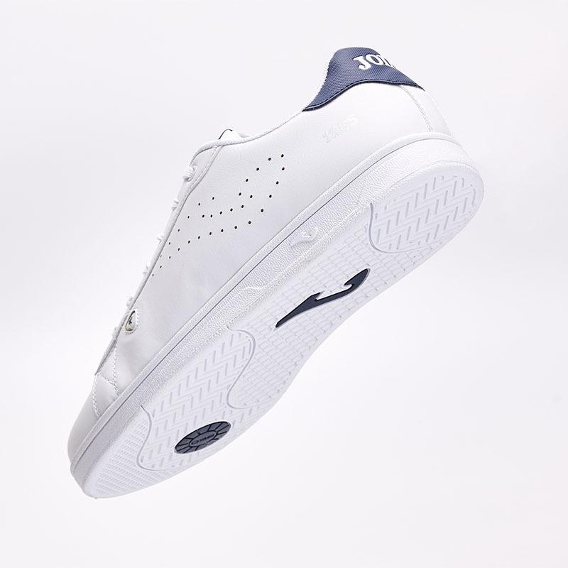 Men's Versatile Classic Casual White Shoes [White/Blue]