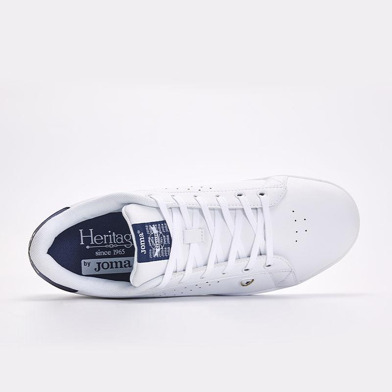 Men's Versatile Classic Casual White Shoes [White/Blue]