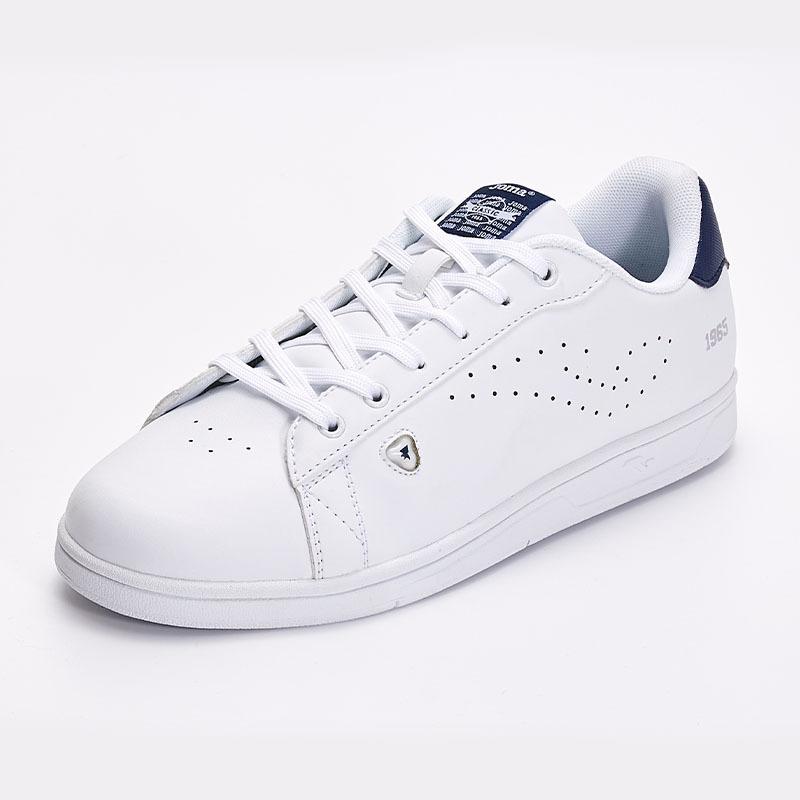 Men's Versatile Classic Casual White Shoes [White/Blue]