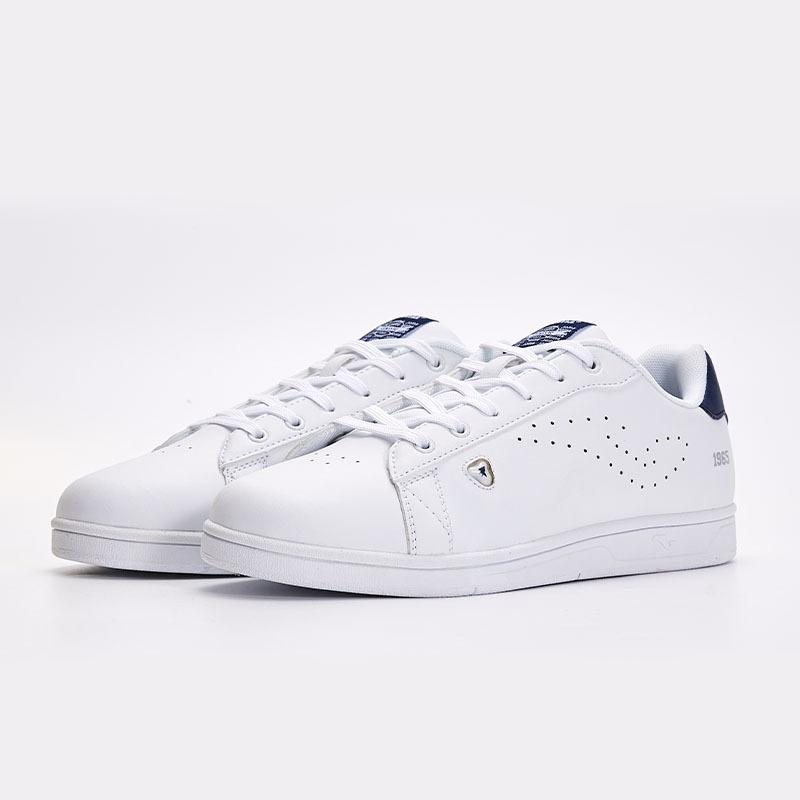 Men's Versatile Classic Casual White Shoes [White/Blue]