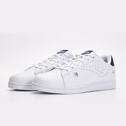 Men's Versatile Classic Casual White Shoes [White/Blue]