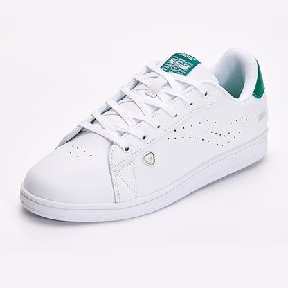 Men's versatile classic casual white shoes [white/green]