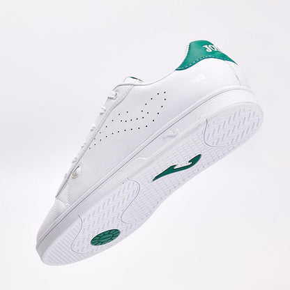 Men's versatile classic casual white shoes [white/green]