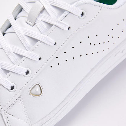 Men's versatile classic casual white shoes [white/green]
