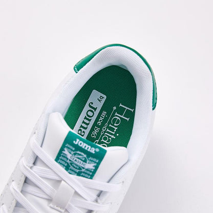 Men's versatile classic casual white shoes [white/green]