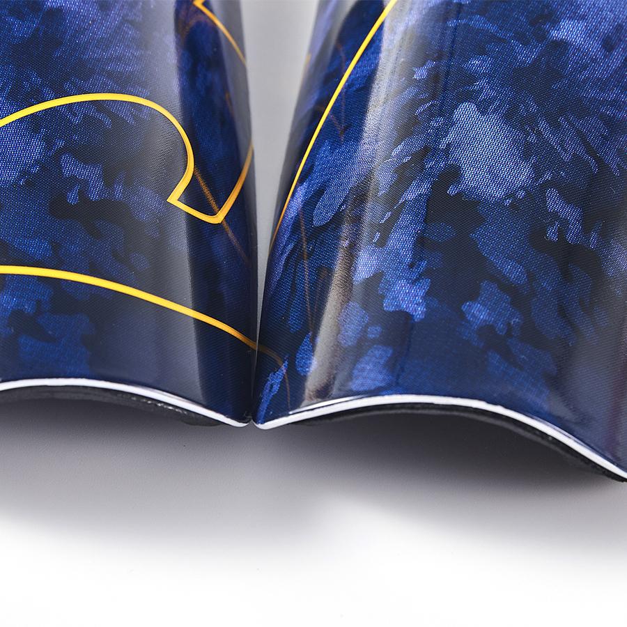 Extra strong cushioning football shin guards [blue] 