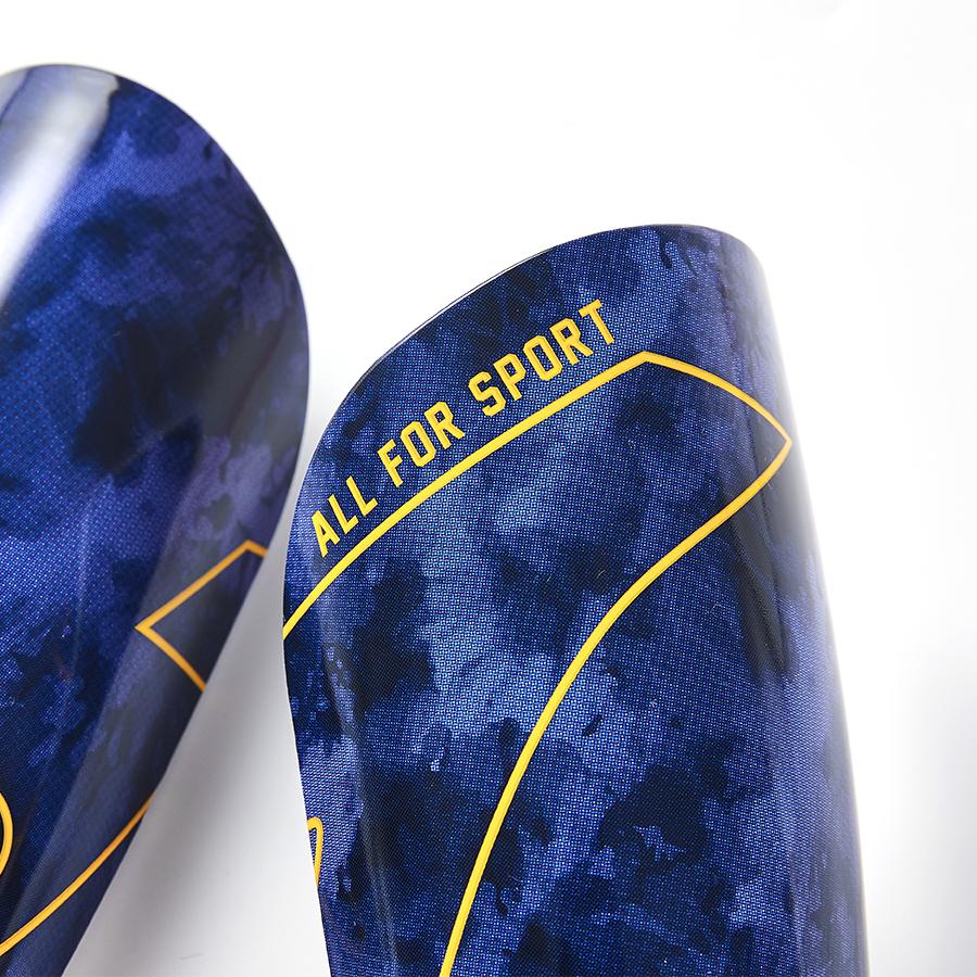 Extra strong cushioning football shin guards [blue] 