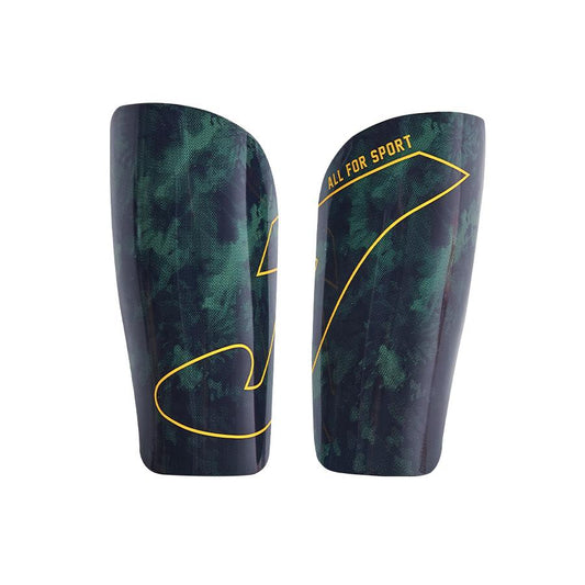 Extra strong cushioning football shin guards [dark green]