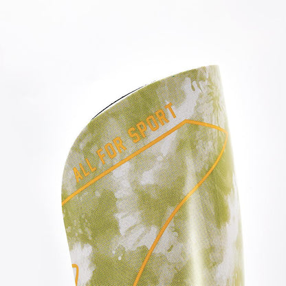 Extra strong cushioning football shin guards [fluorescent green] 