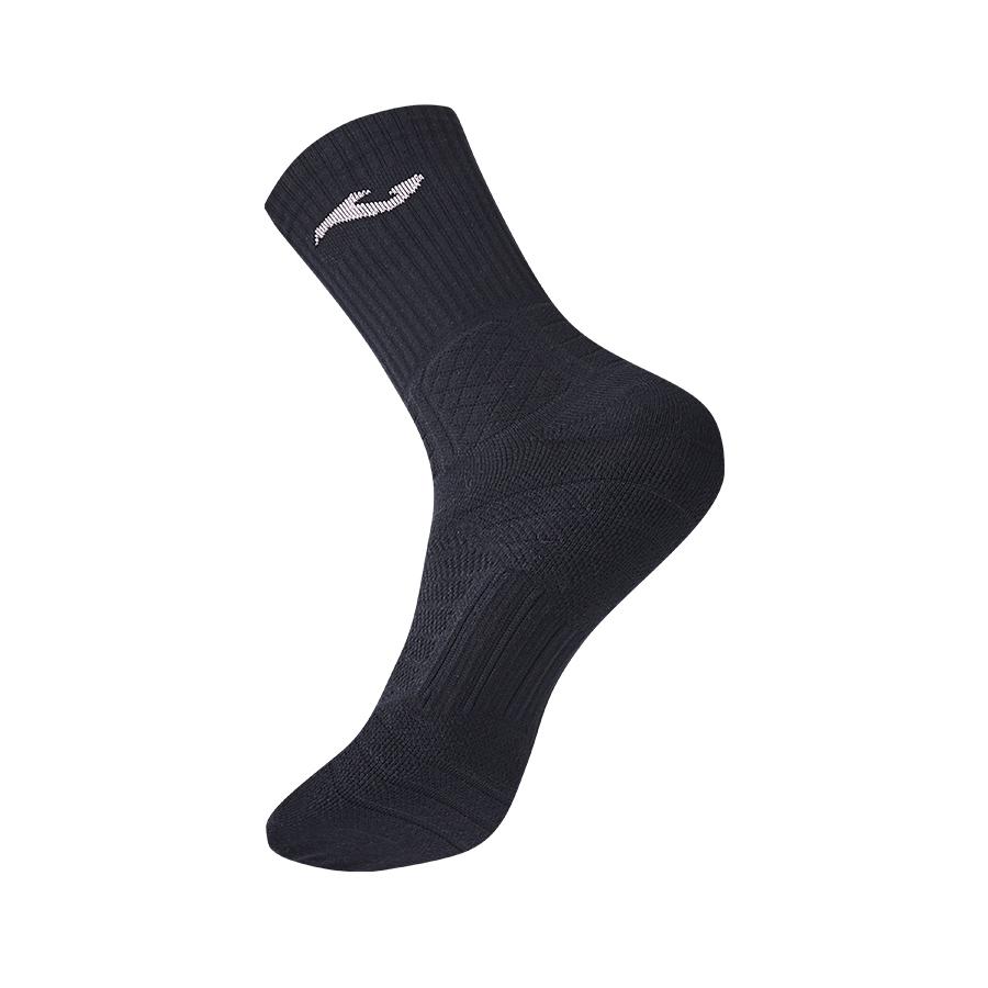 Mid-calf basketball socks [black] 