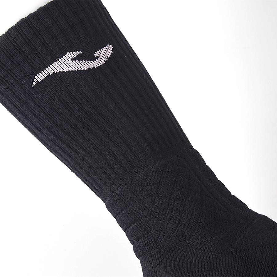 Mid-calf basketball socks [black] 