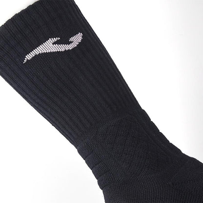 Mid-calf basketball socks [black] 