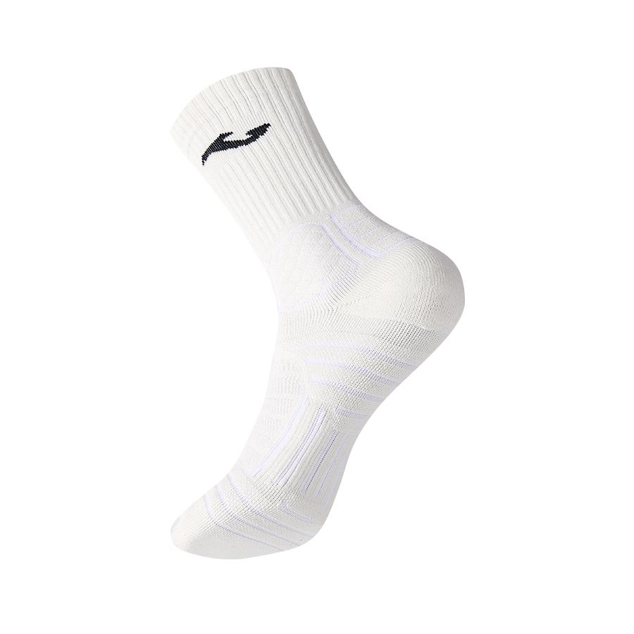 Mid-calf basketball socks [white] 