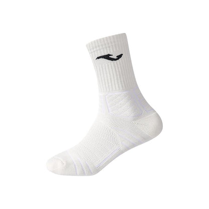 Mid-calf basketball socks [white] 