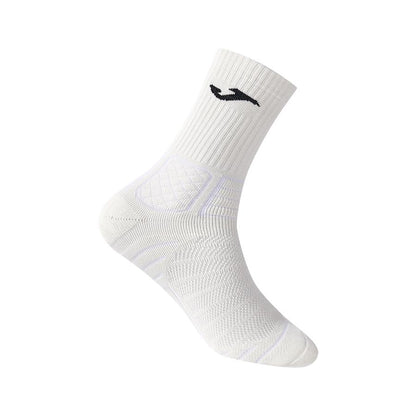 Mid-calf basketball socks [white] 