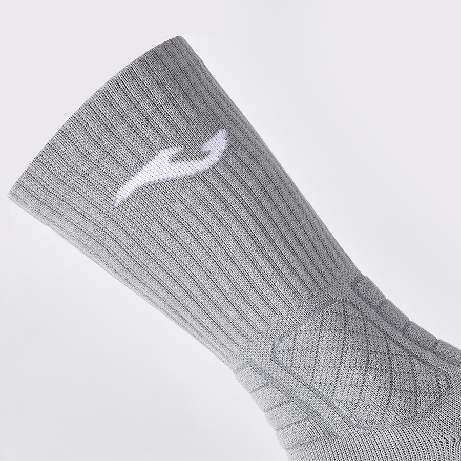 Mid-calf basketball socks [grey] 