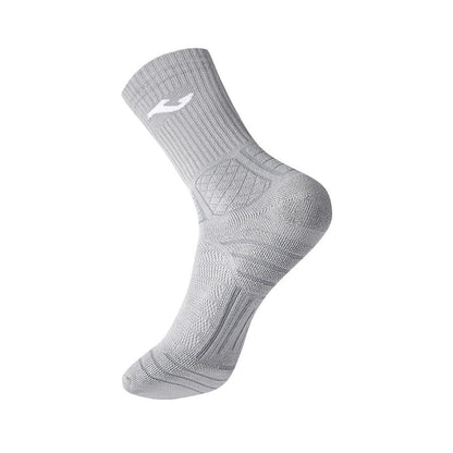 Mid-calf basketball socks [grey] 