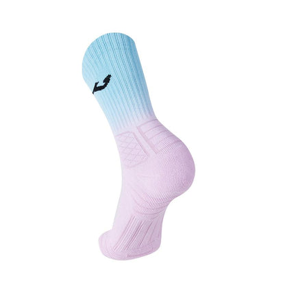 Mid-calf basketball socks [pink] 