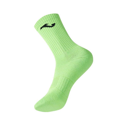 Mid-calf training socks [fluorescent green]