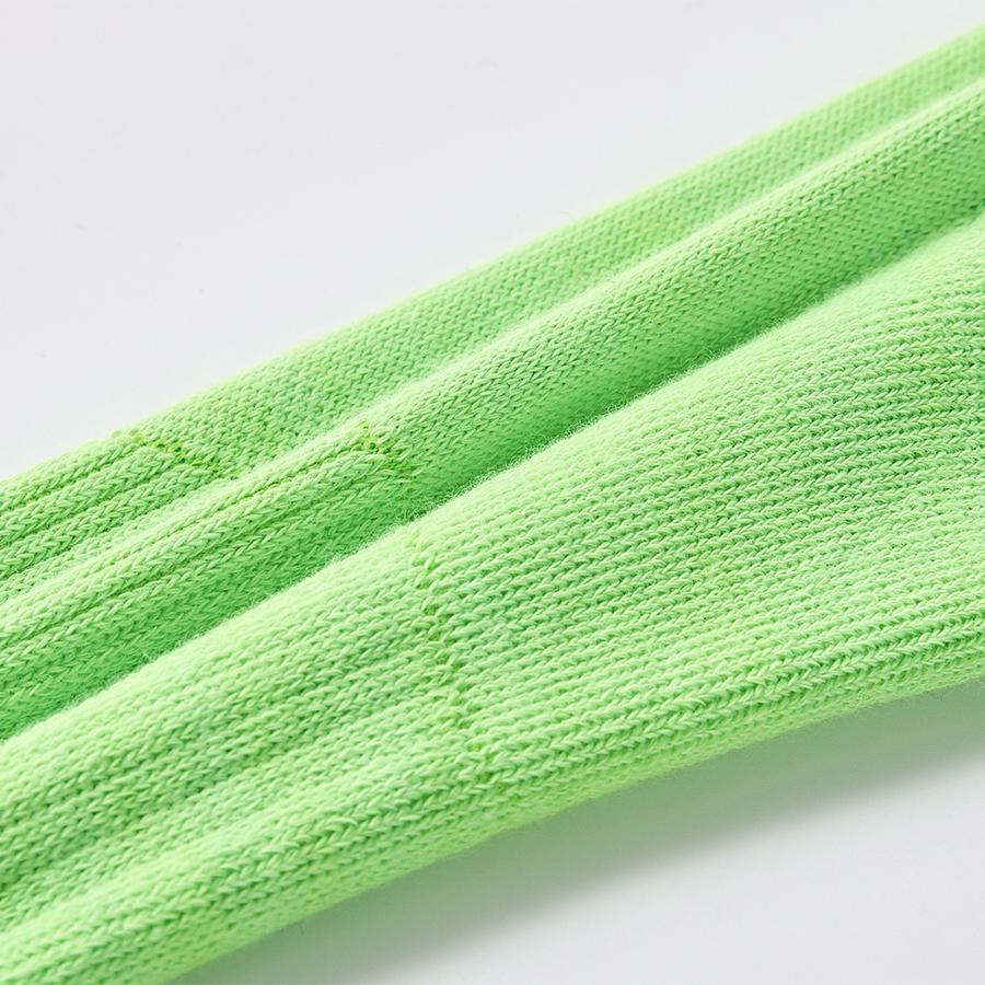 Mid-calf training socks [fluorescent green]