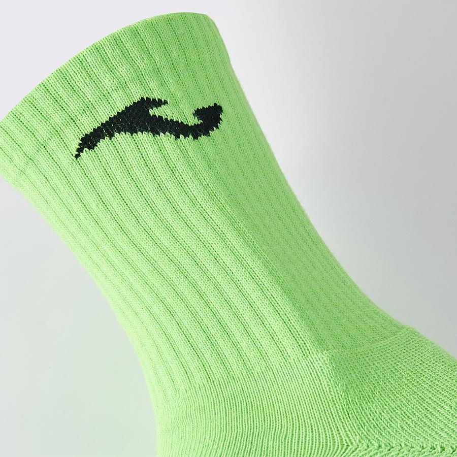 Mid-calf training socks [fluorescent green]
